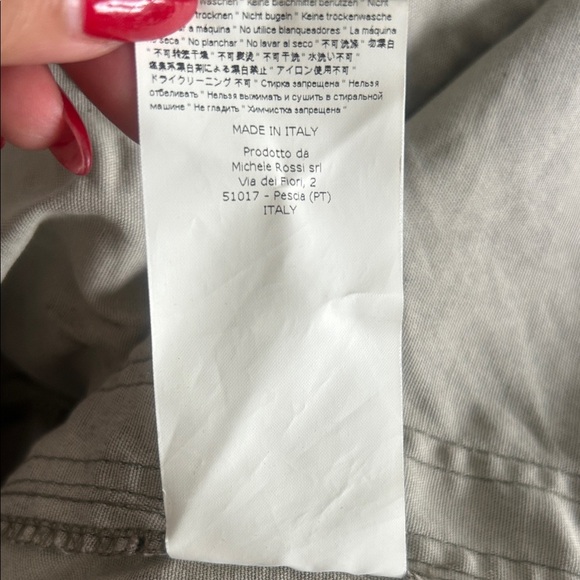 History Repeats Army Jacket size 10 Multi-color pattern, Made in ITALY - Picture 6 of 11